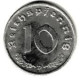 ALLEMAGNE / 10 PFENNIG  / 1940 D / ZINC / ETAT TTB + - 10 Reichspfennig