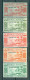 NOUVELLES-HEBRIDES - TIMBRES-TAXE N°11** à 15** MNH LUXE SCAN DU VERSO - Timbres-poste De 1938 Surchargés. - Portomarken