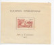 France Bloc Feuillet ININI N°1 Gomme Altérée Exposition Internationale De 1937 Arts Et Technique - Nuovi