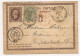 CARTOLINA POSTALE ROMA TO NICE . 1876 - Interi Postali