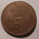 5 Mark - XX Jahre DDR - 1969 - 5 Marcos