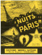Partition Musique.Nuit De Paris.Tour Eiffel.Sacré-Coeur.La Seine Arc Triomphe Place De L'étoile Amoureux.1956. - Otros & Sin Clasificación
