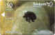 Slovenia - Telekom Slovenije - Carniolan Honey Bee - Varroa Destructor, Gem5 Red, 07.2001, 50Units, 9.962ex, Used - Slovénie