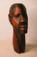 EXTRAORDINARIO BUSTO DE HOMBRE TALLADO EN MADERA. ARTE TRIBAL - Art Africain