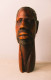 EXTRAORDINARIO BUSTO DE HOMBRE TALLADO EN MADERA. ARTE TRIBAL - Arte Africano