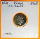 USA. ETATS UNIS. DIME 1918.  TTB  .  2 Photos. Argent  Silver - 1892-1916: Barber