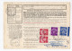 1961. DENMARK,COPENHAGEN,AIRMAIL,PARCEL CARD TO BELGRADE YUGOSLAVIA,270 DIN. POSTAGE DUE IN ZAGREB,CUSTOMS IN ZAGREB - Aéreo