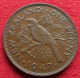 New Zealand 1 One Penny 1947 KM# 13 *V2T Nova Zelandia Nuova Zelanda Nouvelle Zelande - Nouvelle-Zélande