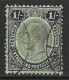 NYASALAND...KING GEORGE V..(1910-36...)...CROWN CA.......1/-........SG93........CDS.......USED... - Nyasaland (1907-1953)