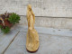 Ancienne Statuette Religieuse Sainte Vierge Apparition Lourdes - Gips