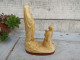 Ancienne Statuette Religieuse Sainte Vierge Apparition Lourdes - Gips