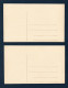 Carte-photo. Enterrement D'un Gendarme. Cercueil Et Corbillard. Lot De 2 Photos. A Identifier - A Identificar