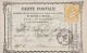 35433# CERES CARTE PRECURSEUR ASSISTANCE PUBLIQUE Obl GC 2411 MONSOL 1873 T16 RHONE Ua Dos MAIRIE DE MONSOLS - Cartes Précurseurs