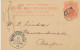 GB 1896 QV 1d Red Printed To Order Postal Stationery Postcard (A. Oppenheimer & Co., Cripplegate, London, E.C.) CDS Thim - Cartas & Documentos