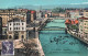 SUISSE - Genève - Le Rhône Et Le Quai De La Poste - Colorisé - Carte Postale Ancienne - Genève