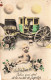FANTAISIE - Bébés - Calèche - Celui Qui Sort De La Cuisse De Jupiter - Carte Postale Ancienne - Bébés