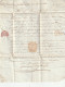 1813 - Marque Postale 115 MOISSAC Sur Lettre Pliée Vers AGDE - Taxe 5 - Règne De Napoléon 1er - 1801-1848: Voorlopers XIX