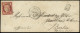 Let EMISSION DE 1849 - 6     1f. Carmin Obl. Los. DS2 S. Env., Càd (DS2) PARIS (DS2) 24/2/63, Pour BERLIN Arr. 26/2, TB - 1849-1876: Période Classique