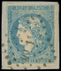 EMISSION DE BORDEAUX - 44Ac 20c. Bleu Clair, T I, R I, Obl. Amb. S. Fragt, TB - 1870 Ausgabe Bordeaux