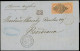 Let Colonies Générales - 5    40c. Vermillon, PAIRE Obl. Losange S. LAC, Càd PONDICHERY ETABs FR. DE L'INDE 11/10/64, Ar - Other & Unclassified