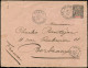 Let INDOCHINE Env. Entier 25c. Noir S. Rose Obl. Càd SADEC 27/9/96, Au Verso Rare Cachet Postes Et Télégraphes Et Arr. B - Otros & Sin Clasificación