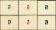 MONACO 287/92, 293 Et 294 : Surtaxes De 1946, 8 EL, Traces De Coins Géants En Angle, TB, Cote Maury - Gebraucht