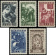 ** SARRE 263/67 : Oeuvres Populaires, TB - Unused Stamps