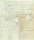 90 BARCELONE Barcelona 1813 Pour Bruges Belgique Desinfectée Purifiée Desinfected Mail - 1792-1815 : Departamentos Conquistados