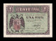 España Spain 1 Peseta Burgos Abril 1938 Pick 108 Serie C Sc- AUnc - 1-2 Pesetas