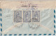 GRECE - 1946 - ENVELOPPE Avec CONTROLE De CHANGE Par AVION De CORFOU !!  => NICE - Storia Postale