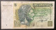 Tunisie Tunisia 5 Dinars Map Hannibal Carthage Warrior Warships Used Cancelled - Tunisia