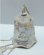 Delcampe - -ANCIEN CARILLON PORTE D'ENTREE CLOCHE & 4 PAPILLONS REGULE /ZAMAC BOUDDHA  E - Bells