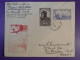 N0   FRANCE   LETTRE NON OUVERTRE 1939  1ER VOL NEW YORK USA +AEROPHILATELIE +AFF. INTERESSANT+++ - 1927-1959 Cartas & Documentos