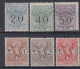 ITALIA - Vaglia - Sassone N.1-6 Cat. 750 Euro - (n.3-4 SUPER CENTERED)  MH* Linguella Leggerissima - Impuestos Por Ordenes De Pago