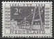 Violette Punt In De Linkerbovenhoek In 1952 Jubileumzegels 100 Jaar Rijkstelegraaf 2 Ct Violet NVPH 588 Ongestempeld - Plaatfouten En Curiosa