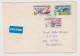 Czech Czechoslovakia 1980s AIRMAIL Cover With Topic Stamps Soccer, Metro System, Sent Abroad To Bulgaria (L66715) - Storia Postale