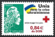 France 2022. Scott #B830 (MNH) Solidarity With Ukraine After Russian Invasion  *Complete Issue* - 1960-.... Nuovi