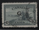 Canada 1950-51 Used Sc O23 20c Combine G Overprint Variety - Overprinted