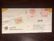 IRAN TRAVELLED COVER REGISTERED LETTER TO USA 1976 YEAR RED LION RED CROSS HEALTH MEDICINE - Iran