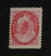 CANADA 1898, Queen Victoria, 3c, Carmine, Mi #66, MLH*, (MH), CV: €60 - Unused Stamps