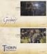 NEW ZEALAND 2012 The Hobbit: An Unexpected Journey, Set Of 6 M/S FDC's - Vignettes De Fantaisie
