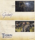 NEW ZEALAND 2012 The Hobbit: An Unexpected Journey, Set Of 6 M/S FDC's - Fantasy Labels