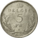 Monnaie, Belgique, 5 Francs, 5 Frank, 1936, TTB, Nickel, KM:109.1 - 5 Francs