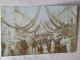 Carte Photo ,   Ville En Fête   2 Cartes , 1907 - Te Identificeren