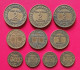 Lot De 10 Pièces Différentes 2F, 1F, 50 Centimes CCI Domard 1921 à 1927 - Other & Unclassified
