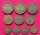 Lot De 10 Pièces Différentes 2F, 1F, 50 Centimes CCI Domard 1921 à 1927 - Autres & Non Classés