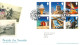 GREAT BRITAIN  - 2007, FDC OF BESIDE THE SEASIDE STAMPS SET INCLUDING A PRESENTATION LEAFLET. - Storia Postale