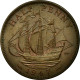 Monnaie, Grande-Bretagne, George VI, 1/2 Penny, 1947, TTB, Bronze, KM:844 - C. 1/2 Penny