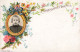 FANTAISIES - Fleurs - Portrait - Petite Fille - Carte Postale Ancienne - Other & Unclassified