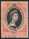 KENYA, UGANDA & TANGANYIKA 1953 QEII 20c Black & Red-Orange Coronation SG165 FU - Kenya, Uganda & Tanganyika